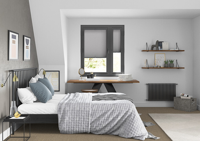 Honeycomb (Blackout), Pearl Grey - Perfect Fit Blind - Image 6